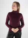 Vero Moda women's sweater VMHAPPINESS LS Rollneck Pullover winetasting - Women's knitwear - 140008 - 1