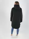 Vila women's lightweight padded jacket Hooded black beauty - Women's light winter jackets - 140148 - 2