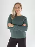 Vila sweater o-neck balsam green - Women's knitwear - 141528 - 1