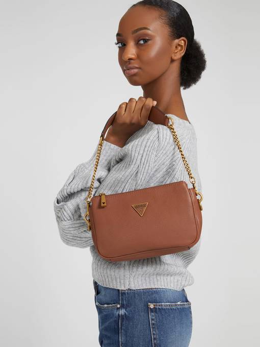 Guess Shoulder Bag Destiny, cognac -  webstore