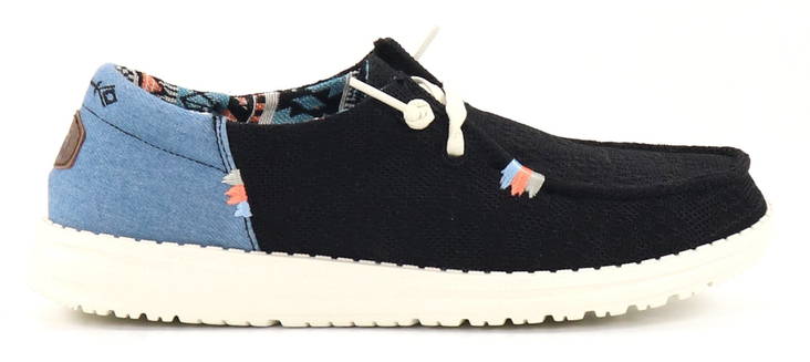 HEYDUDE Shoes Wendy boho black - Women's walking shoes - 133688 - 1