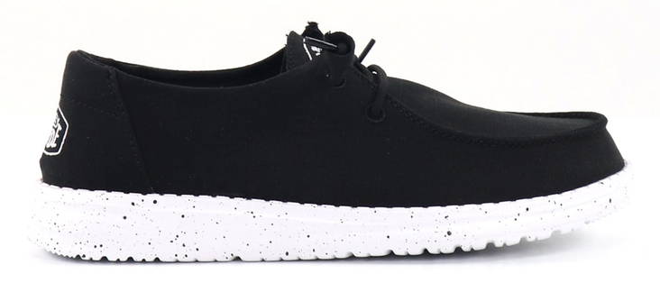HEYDUDE Shoes Wendy slub Canvas black - Women's walking shoes - 133678 - 1