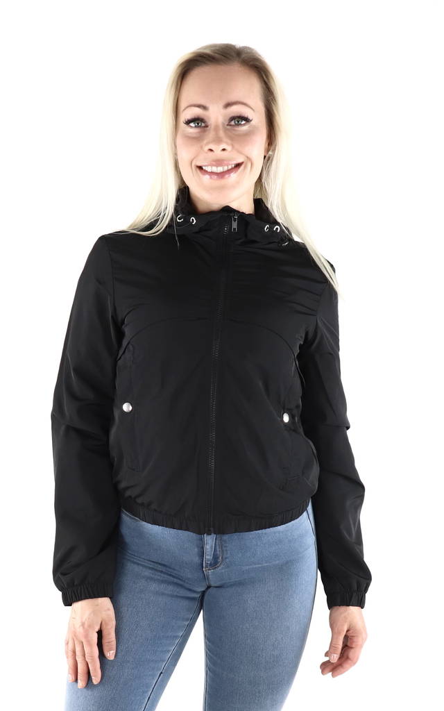 JDY Jacket New Reach hood, black - Women's light jackets - 130768 - 1