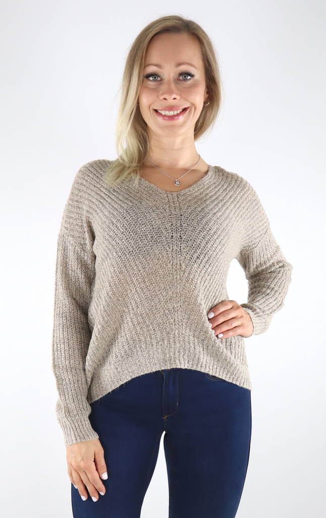 JDY Sweater New cement - Women's knitwear - 131528 - 1