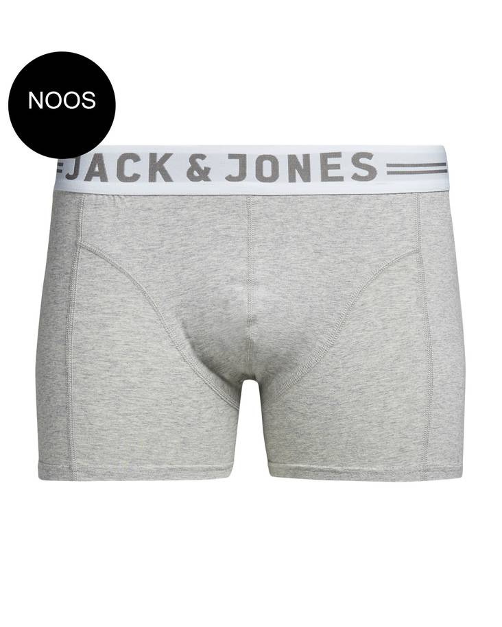 Jack & Jones Boxers Sense, black, white, gray - Men's boxers and socks - 115868 - 1