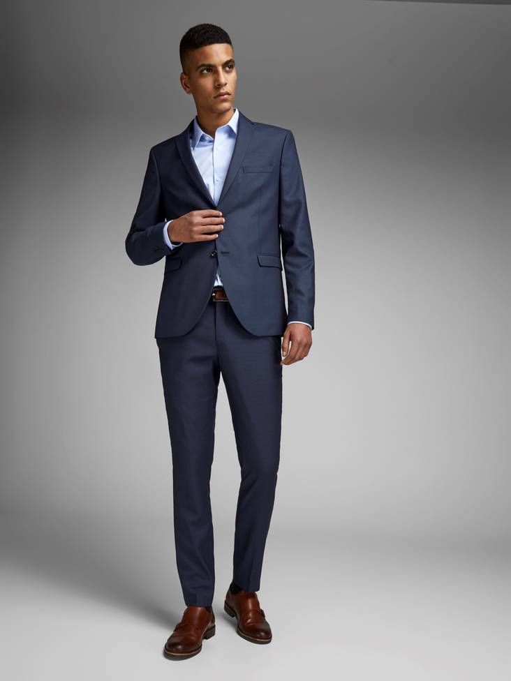 Jack & Jones Stretchy Blazer Slim fit Solaris, Dark Blue - Men's suits - 123408 - 1