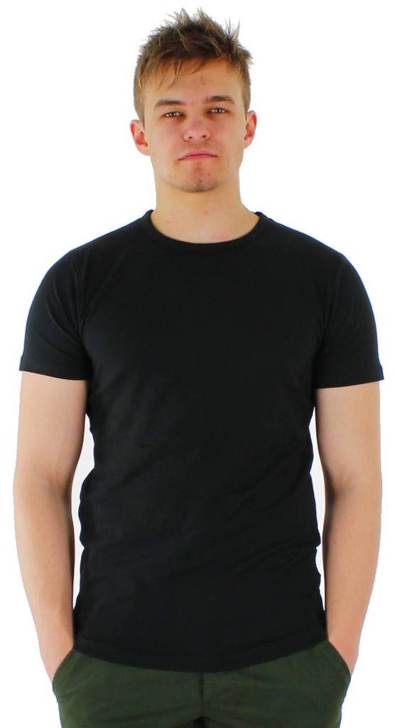 Jack & Jones Men's T-Shirt Basic O-neck, black, white - Men's T-shirts - 110008 - 1