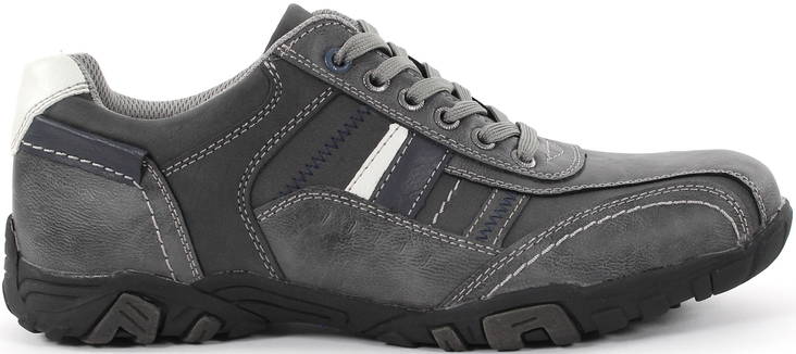 Kolme60 Shoes Kent grey - Men's walking shoes - 121238 - 1