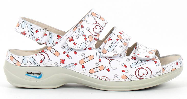 Nursing Care Machine Washable Sandals Leather Healt- 10 - Women's work shoes - 122658 - 1