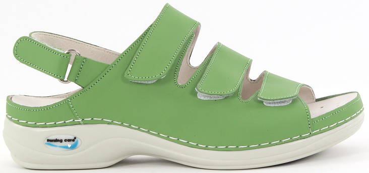 Nursing Care Machine washable sandals WG1821 light green - Women's work shoes - 118908 - 1