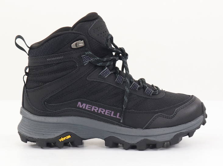Merrell Studded Shoes Moab thermo, black - Women's ankle boots - 131378 - 1