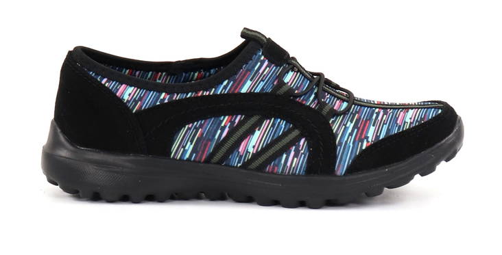 Natura Walking Shoes Silky, black/teal - Women's walking shoes - 130968 - 1