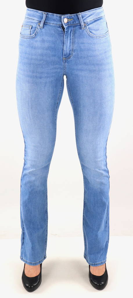 Only Jeans Blush mid flare light blue - Women's jeans - 132858 - 1