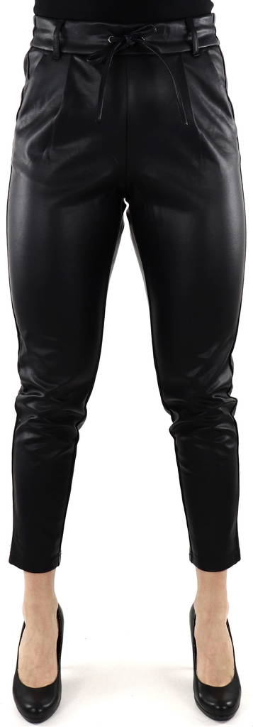 Only Pants Poptrash easy coated, Black - Women's trousers - 127598 - 1