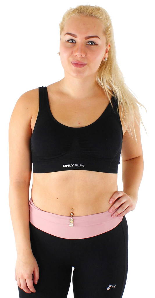 Only Play Sports Bra Top, Black - Women's sports bra - 116648 - 1