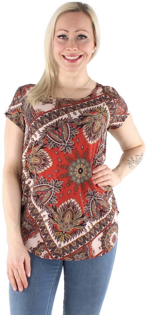 Only T-shirt Nova lux lotus/flame - Women's T-shirts - 126158 - 1