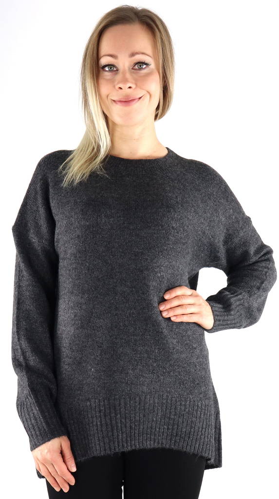 Only Sweater Nanjing dark grey - Women's knitwear - 132078 - 1