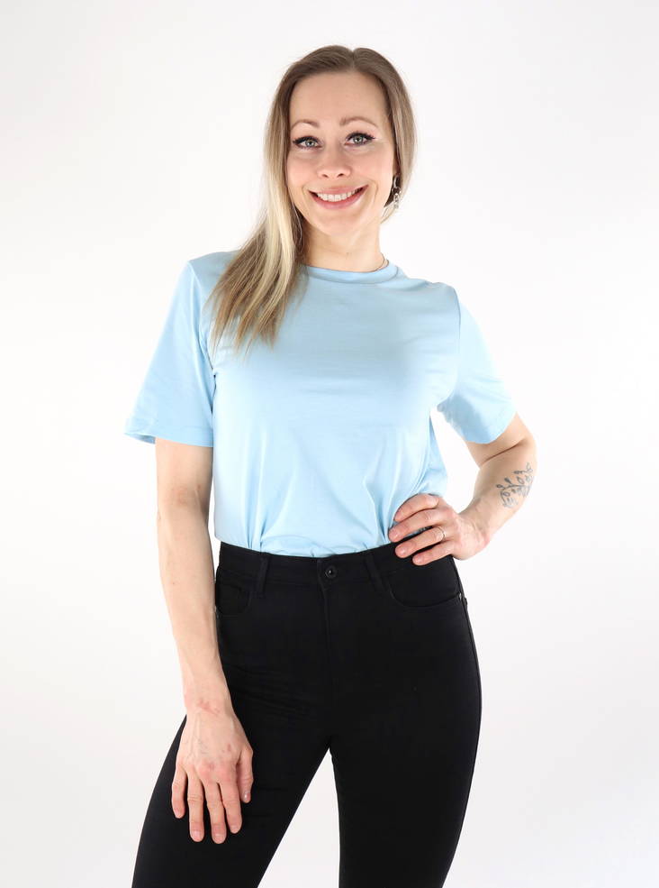 Only women's cotton t-shirt clear sky - Women's T-shirts - 135838 - 1