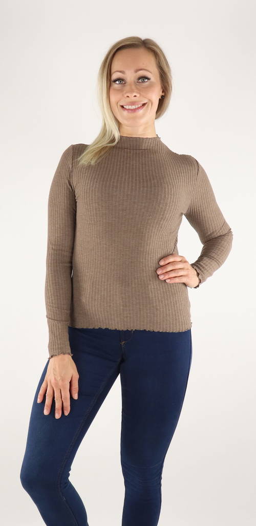 Only Shirt high neck carlbou - Women's long sleeved shirts - 131568 - 1