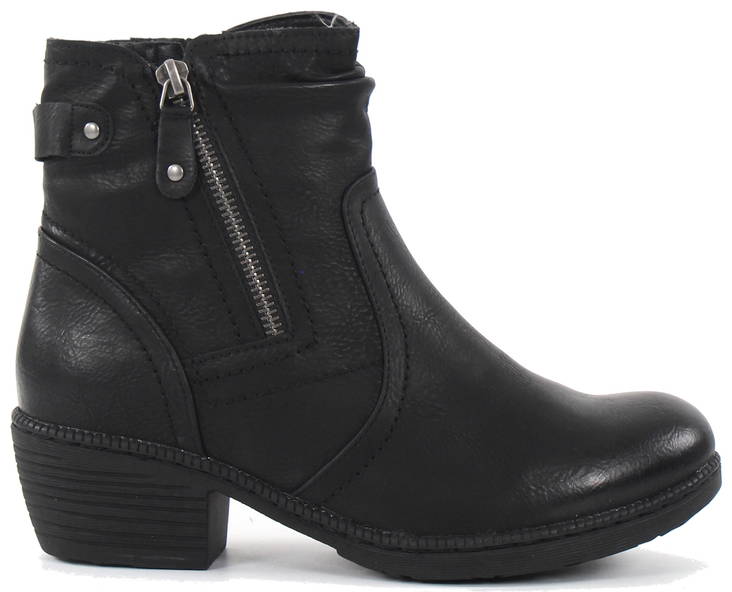Primo Piano Ankle Boots 75-07072, Black - Women's ankle boots - 127148 - 1