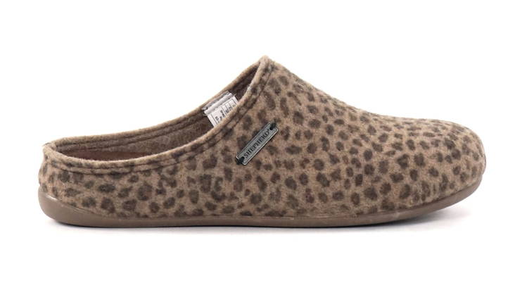 Shepherd Cilla women's slippers beige / leopard - Women's slippers - 134408 - 1