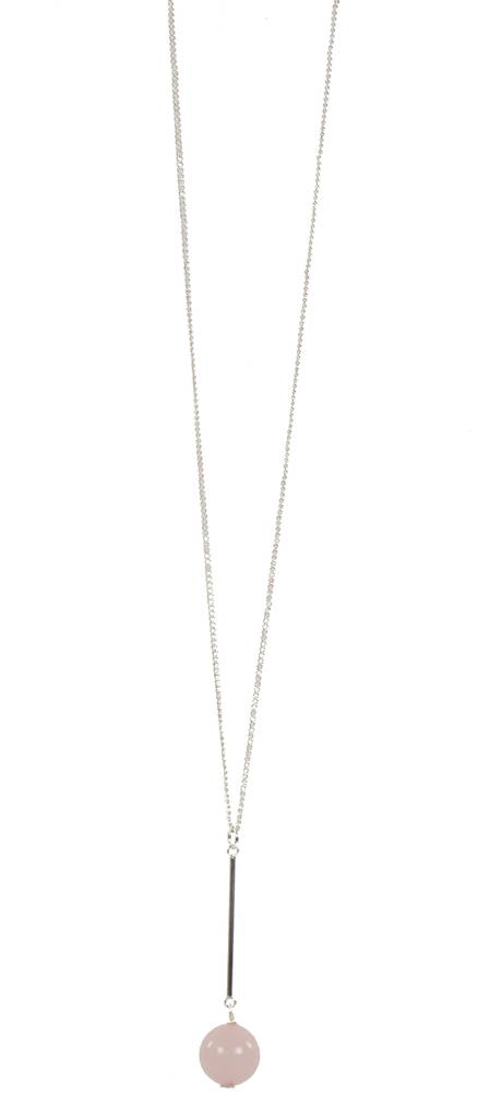 Snö of Sweden Necklace Rimii big 42 silver - Necklaces - 123818 - 1
