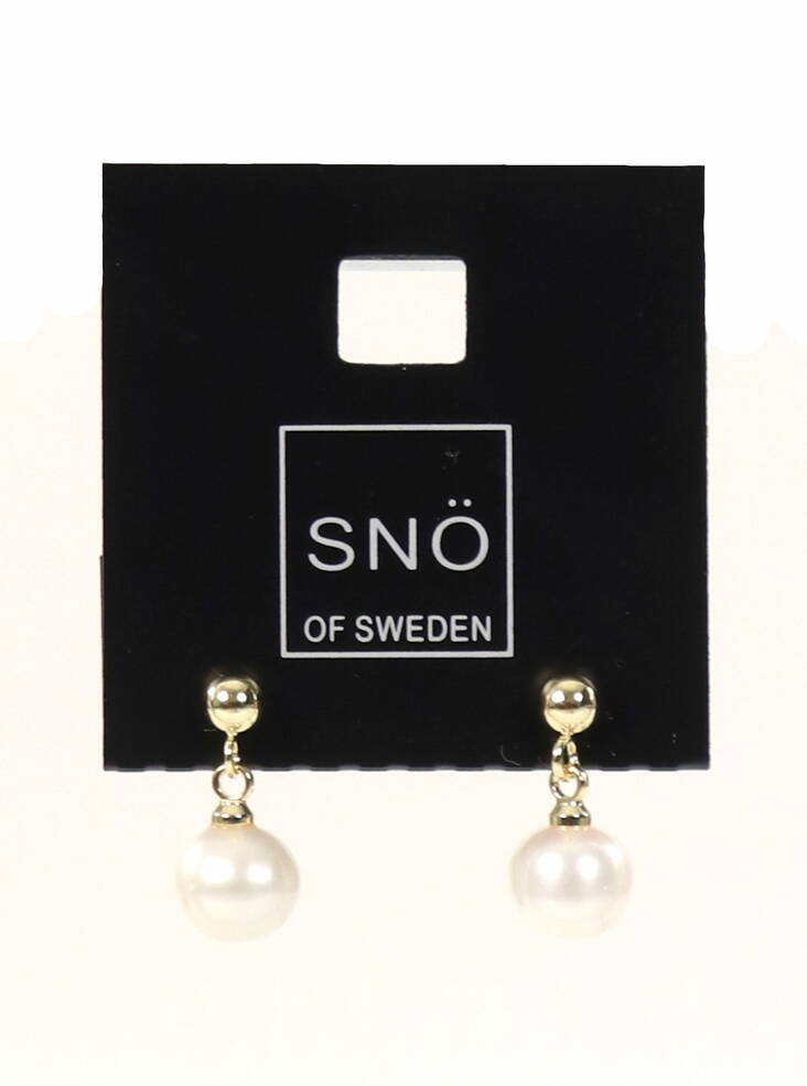 Snö of Sweden Earrings Julie short g/w - Earrings - 136278 - 1