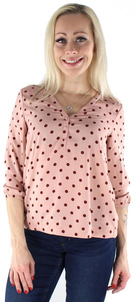 vero moda polka dot shirt