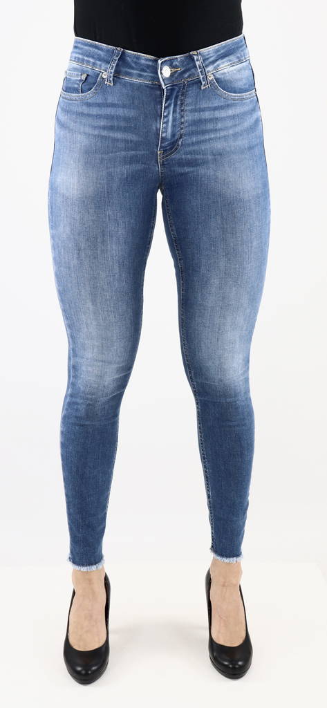 Vero Moda Women's Jeans Peach mr skinny ankle medium blue - Women's jeans - 129268 - 1