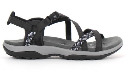 black skecher sandals