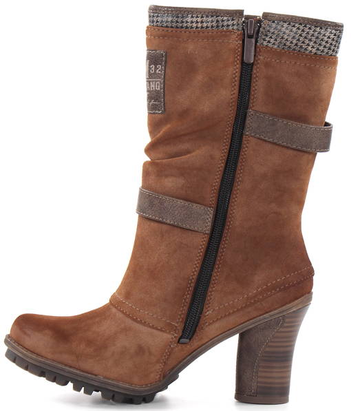 mustang kastanie boots