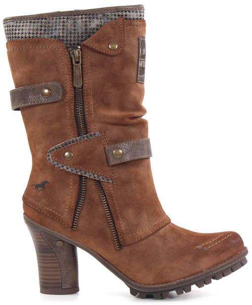 mustang kastanie boots