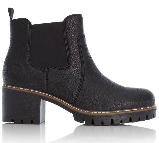 Rieker Chelsea boot met grote elastische inzet | Klingel