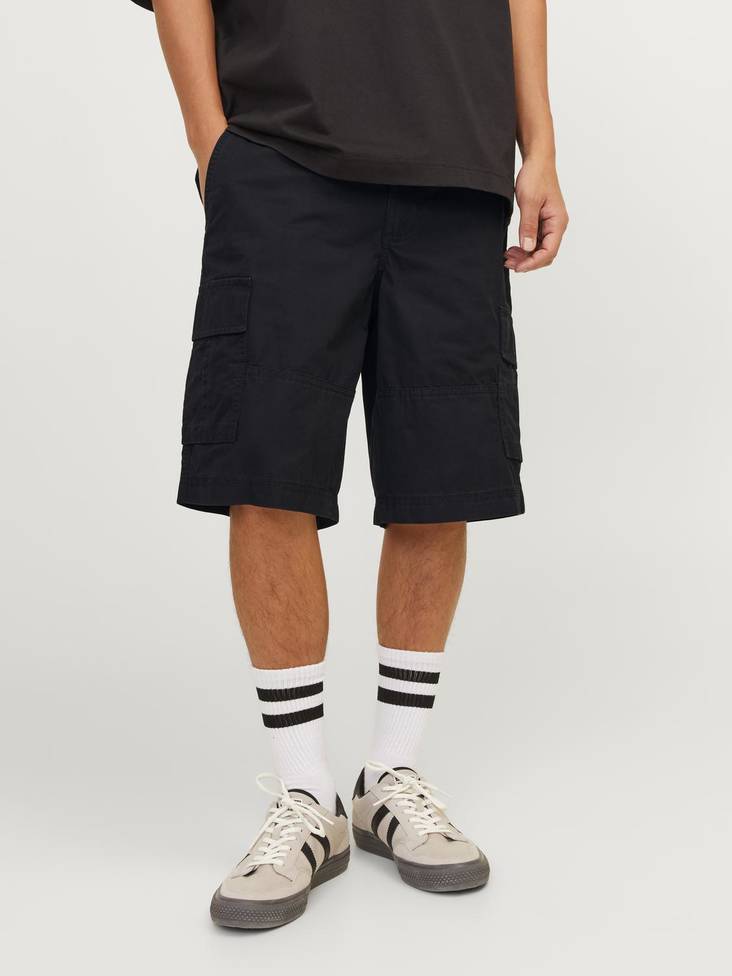 Jack&Jones men's cargo shorts black - Men's shorts and capri - 135898 - 1