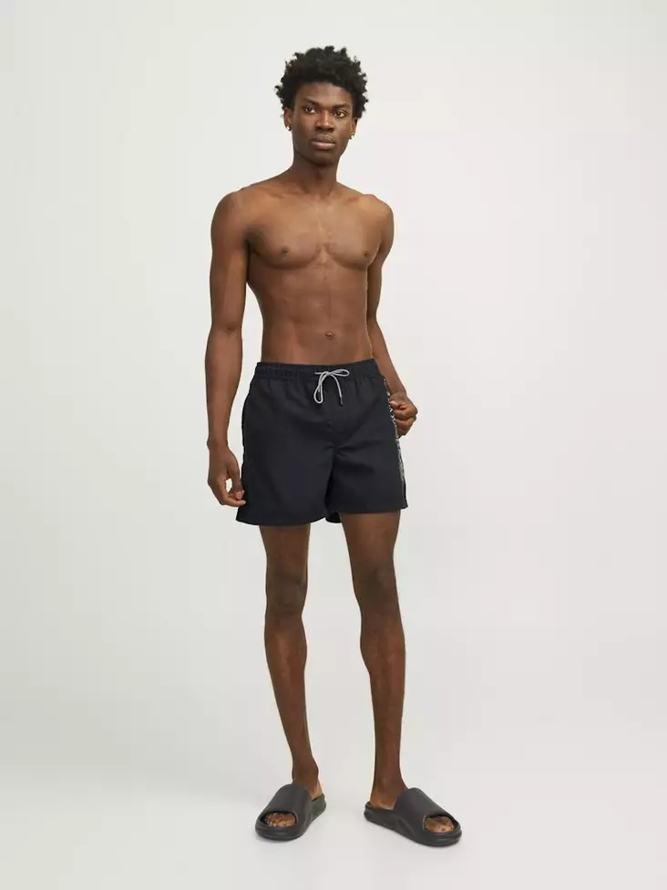 Jack&Jones men's swimming shorts Fiji Double Logo black - Men's shorts and capri - 136418 - 1