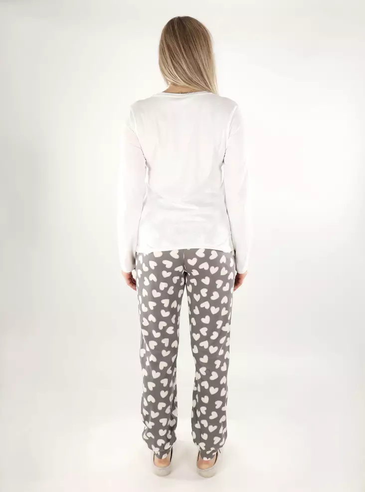 Only women's pajama set december sky/gray violet