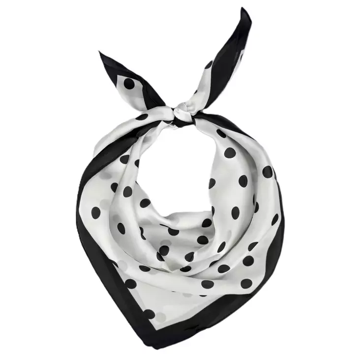 Veniz polka dot scarf 61409 white/black - Women's scarfs - 138218 - 1