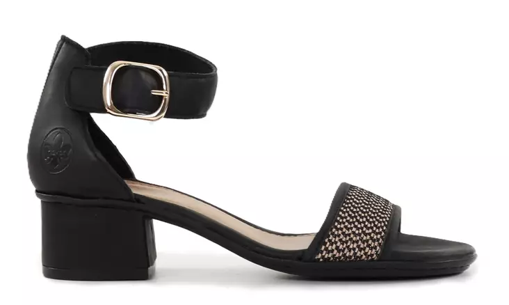 Rieker women's sandals 64952-00 black - Rieker women`s sandals - 138308 - 1