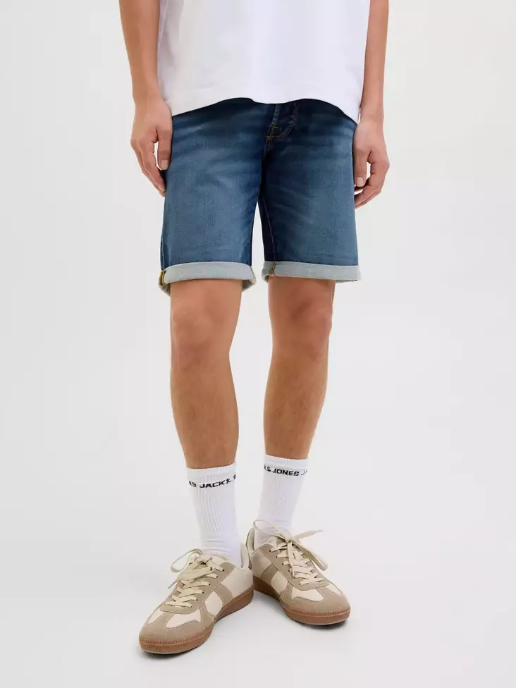 Jack&Jones men's shorts Icon blue denim - Men's shorts and capri - 138548 - 1