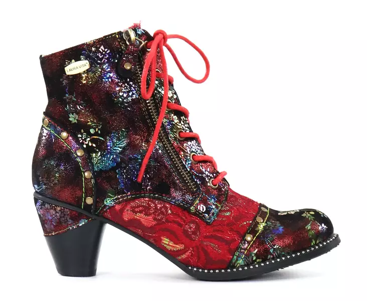 Laura Vita women's ankle boots Alcizeeo 12 framboise - Women's ankle boots - 139078 - 1