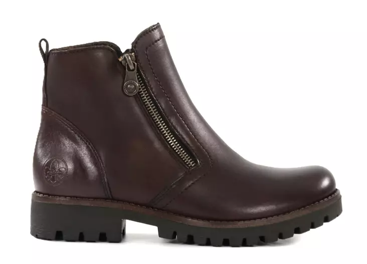 Rieker women's genuine leather ankle boots 78556-27 brown - Rieker ankle boots - 139118 - 1