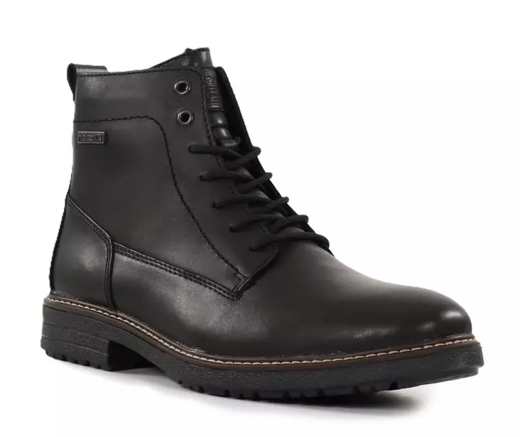 Rieker men's genuine leather ankle boots 33143-00 black - Men's ankle boots and boots - 139188 - 1
