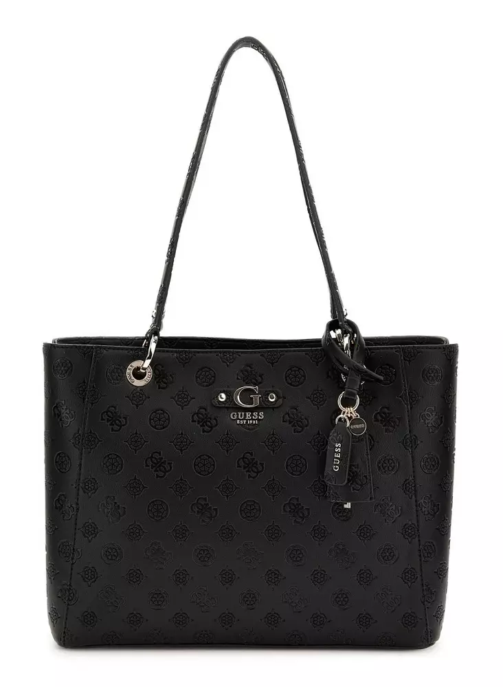 Guess Bag Dita black logo - Handbags - 140108 - 1