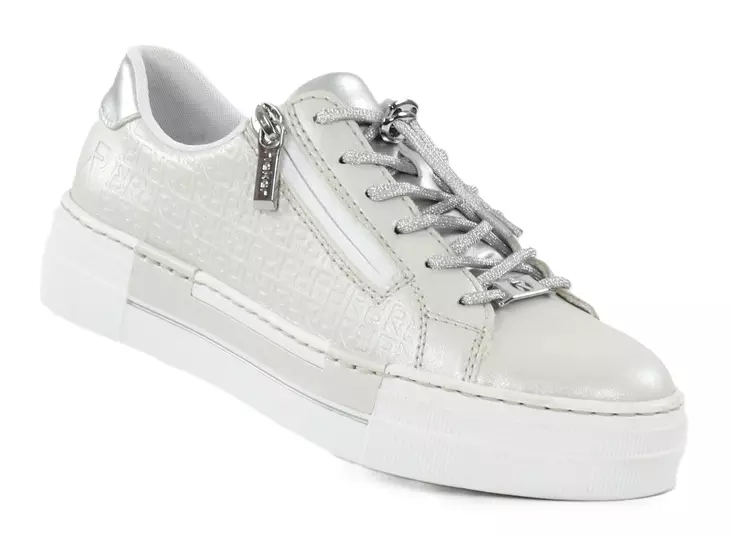 Rieker women's sneakers N4960-90 silver/platinum - Rieker women`s sneakers - 140488 - 1