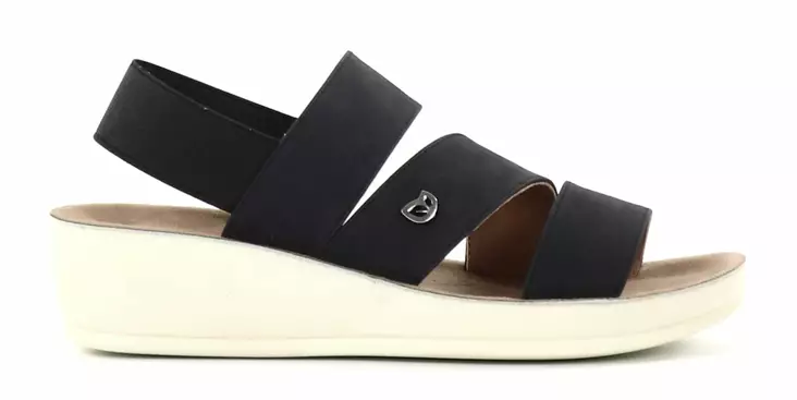 Eco Bio Vegan women's sandals J52314194 black - Women's work shoes - 136368 - 1
