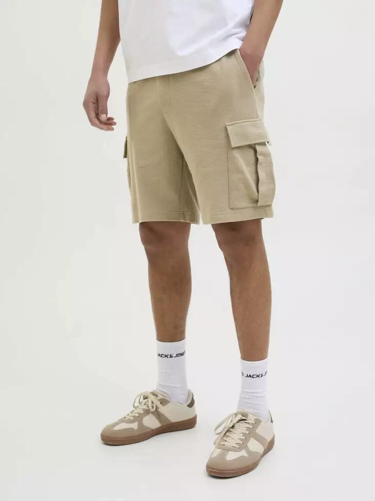 Jack&Jones men's thigh pocket shorts Sweat crockery - Men's shorts and capri - 138028 - 1