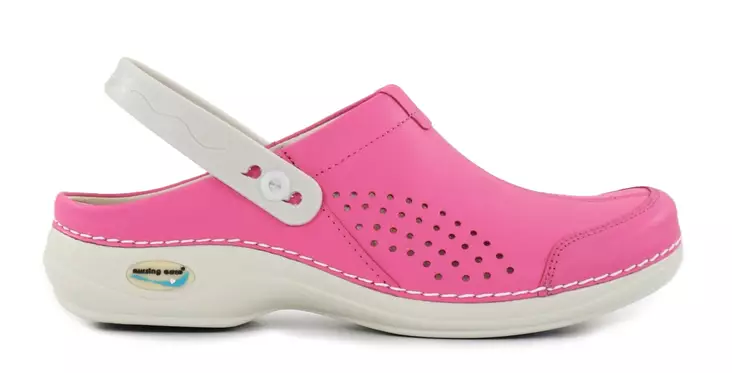Nursing Care Machine washable clogs WG3AP09 fuchsia - Women's work shoes - 112318 - 1