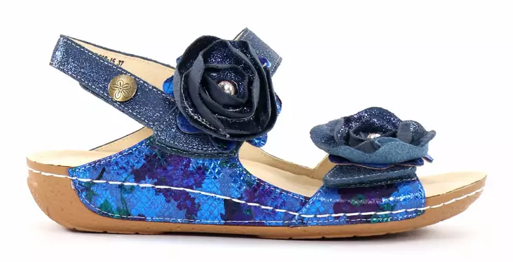 Laura Vita women's sandals Linao 15 bleu - Women's sandals - 137968 - 1