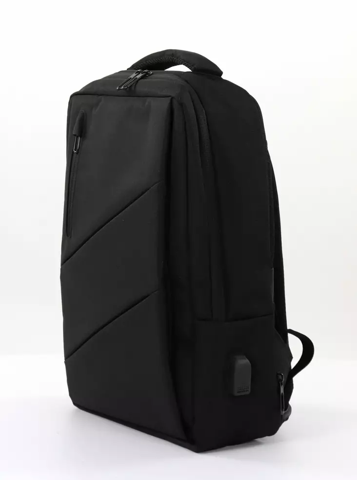 Minissimi Backpack with USB Port 1122 Black - Backpacks - 136898 - 1