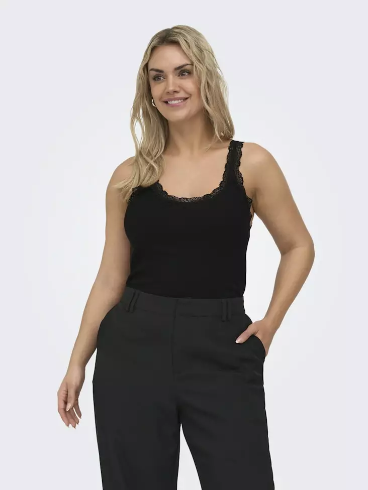 Only Carmakoma Top black - Women's tank tops - 140808 - 1